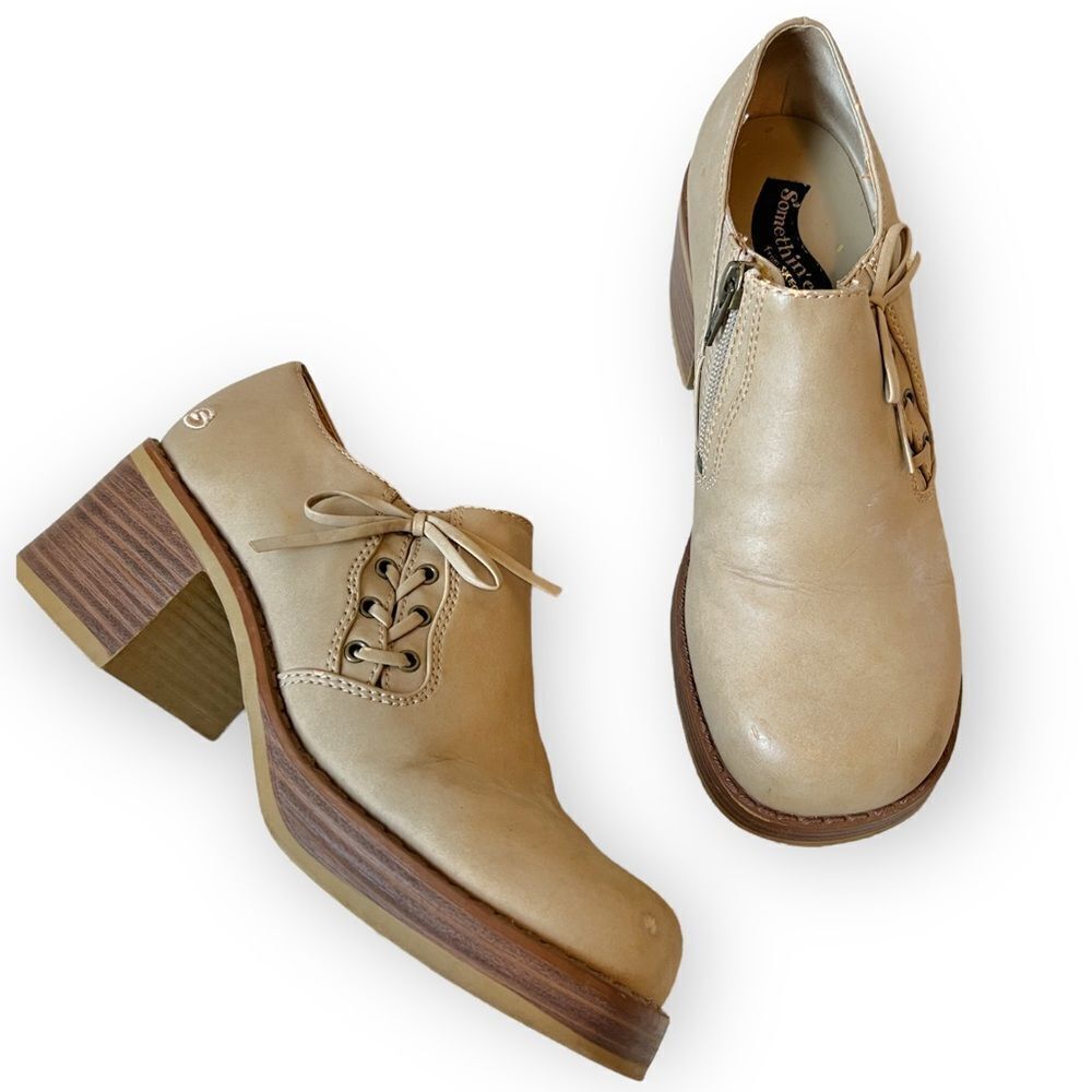 Y2k Skechers Somethin' Else Chunky Round Toe Bloc… - image 3